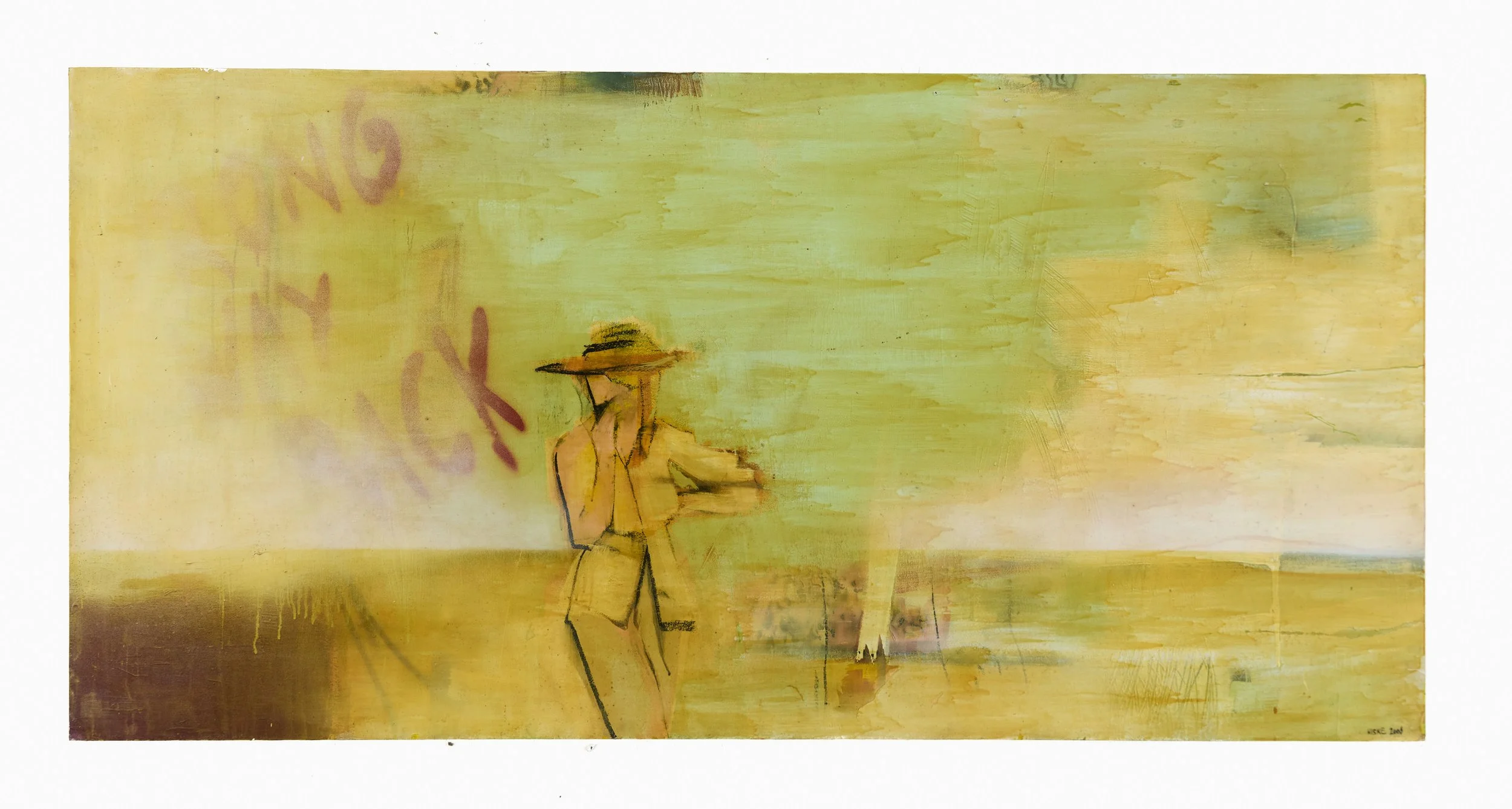 Wrong Way 2006 89x179 Mixed media on Board.jpg