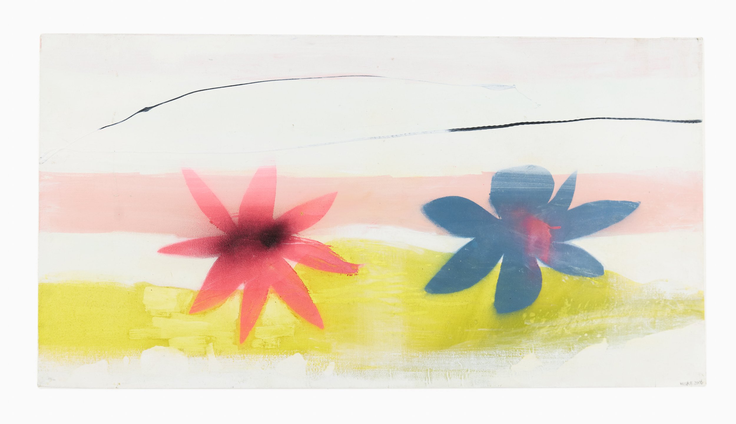 Flowers 3 2006 64x120 Mixed Midea on Canvas wrapped board.jpg