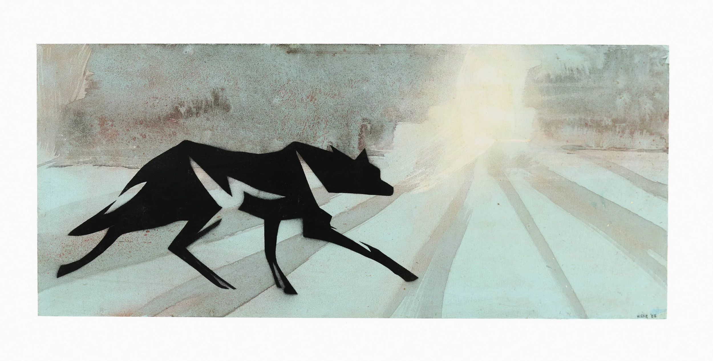 Kelpie 2008 40x92 mixed media on board.jpg
