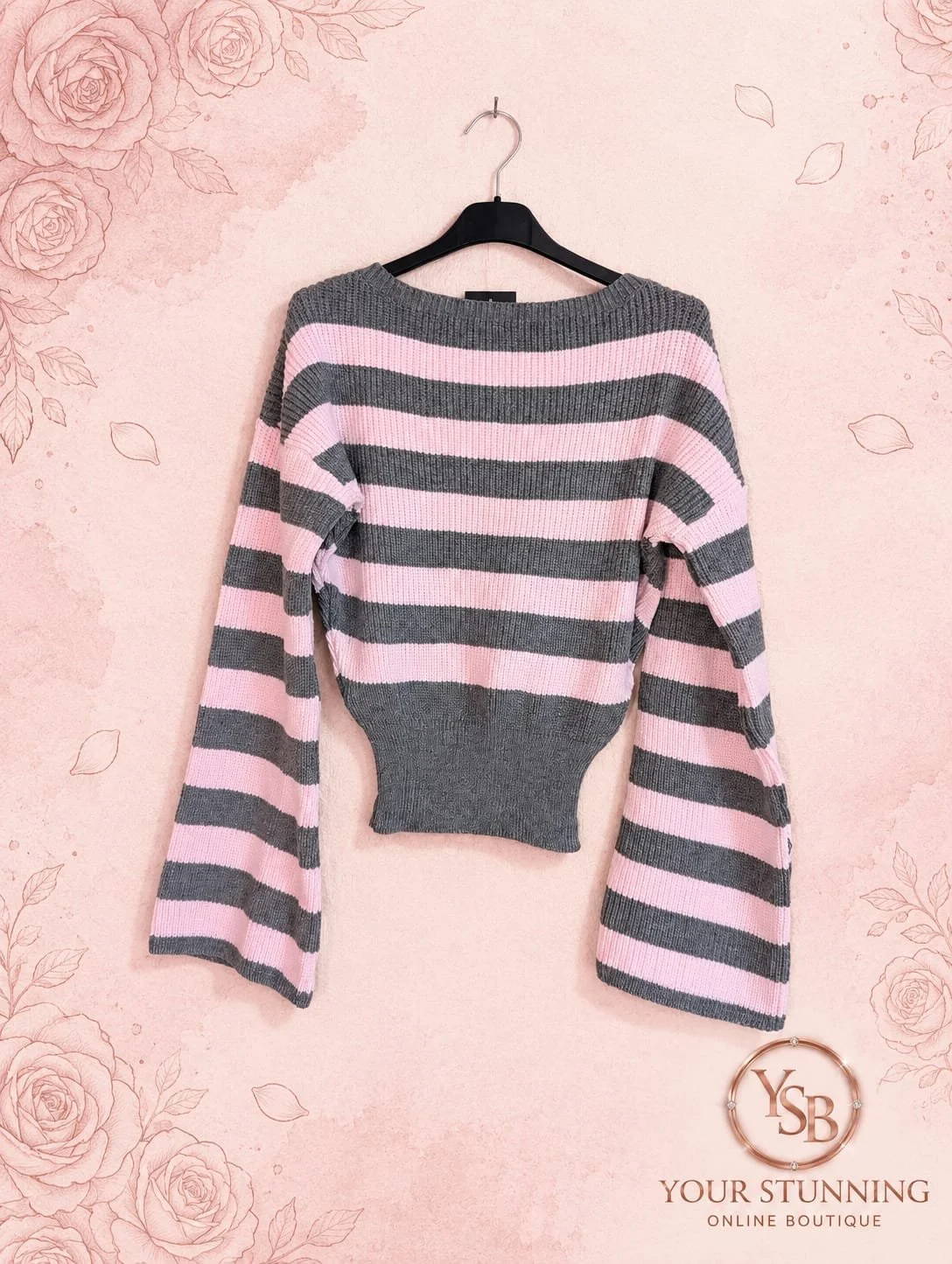 Striped Serenity Knit Sweater