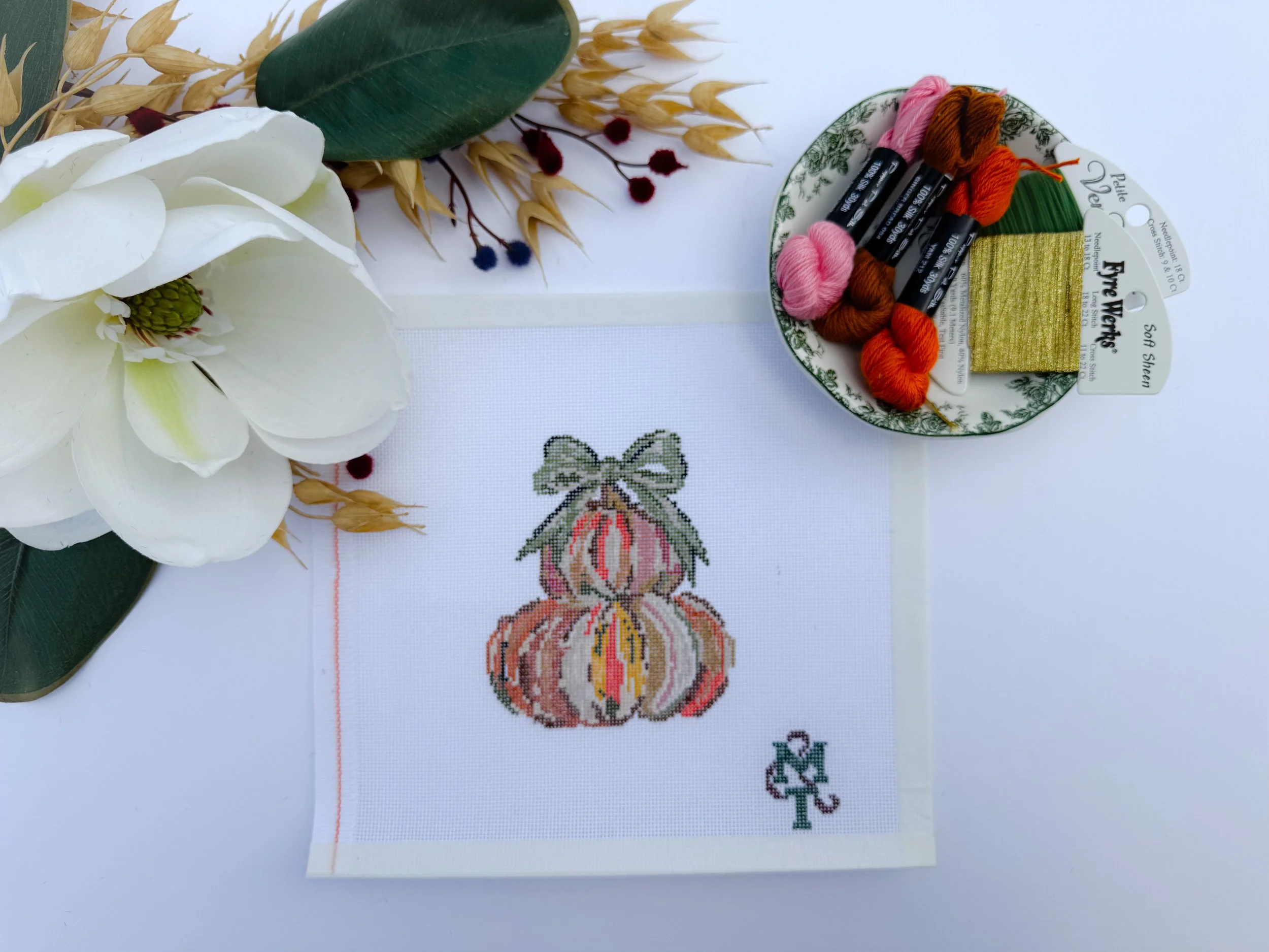 Pink Holiday Pumpkins