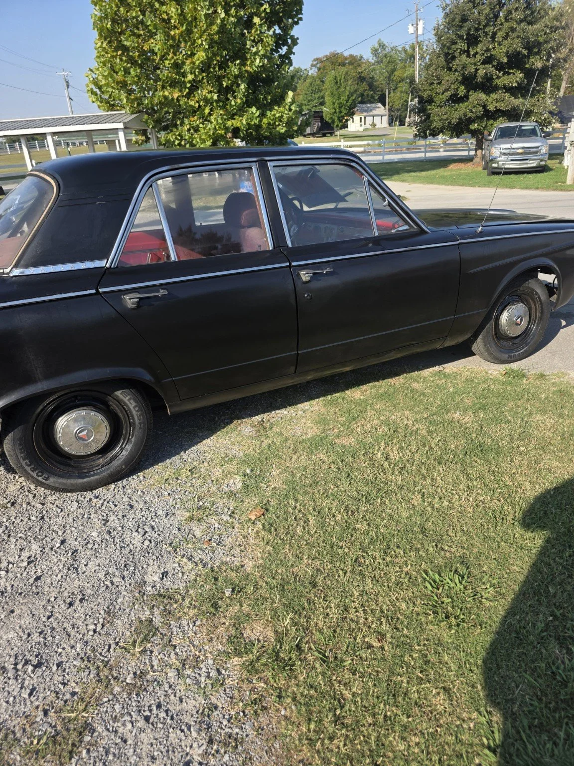1963 Plymouth Valiant passenger-side body and trim.