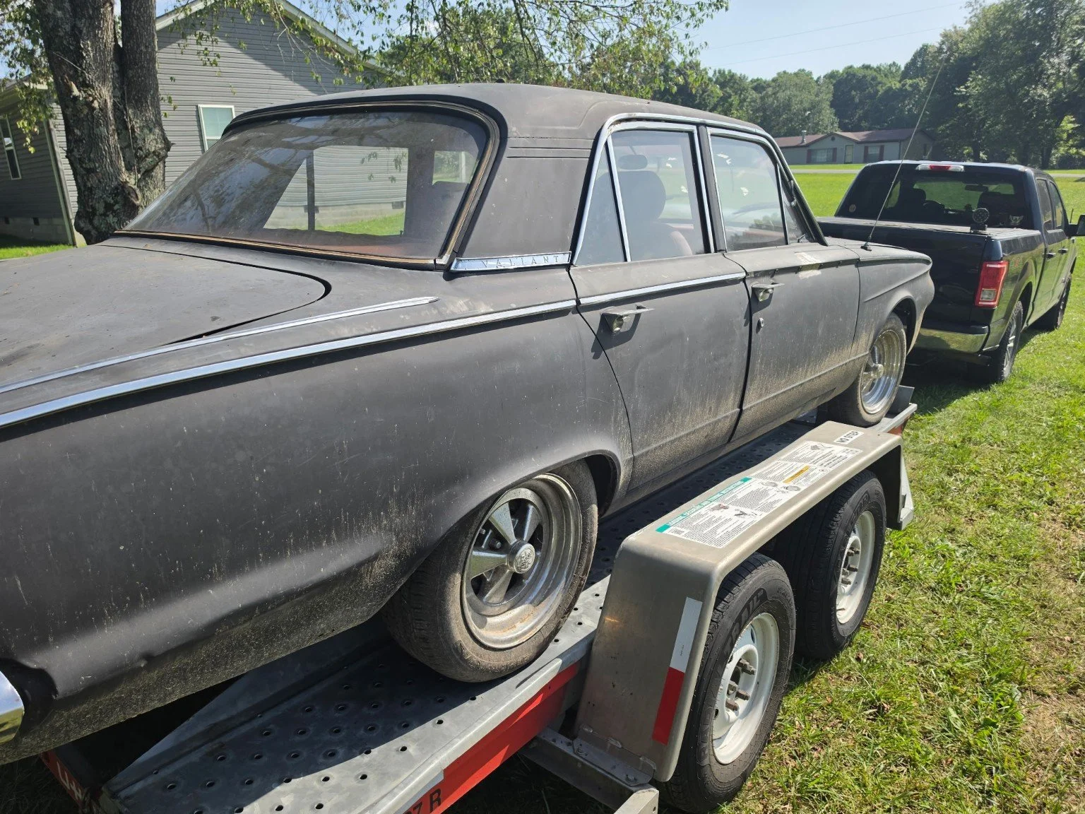 BEFORE: Passenger-side view when purchased, before the recent work.