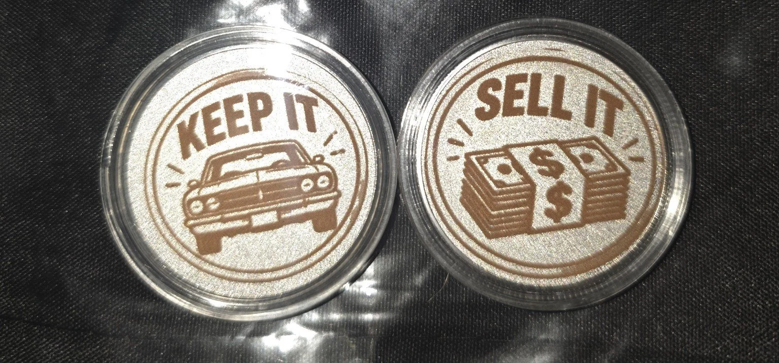 Keep It / Sell It Decision Coin