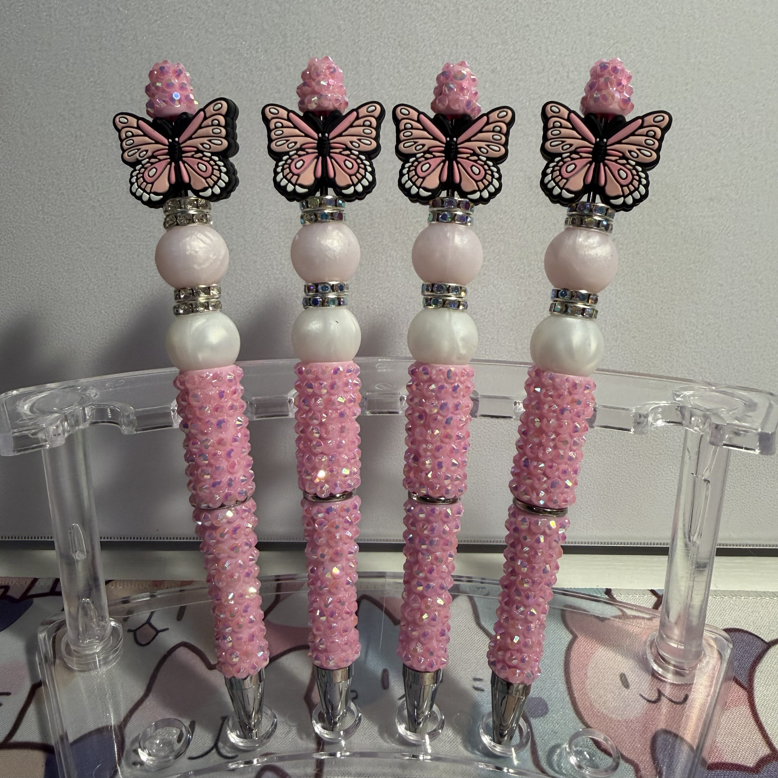 Butterfly - Handmade Beaded Pen