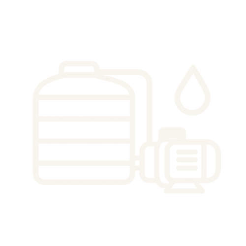 A water filtration or purification system icon with a water droplet.