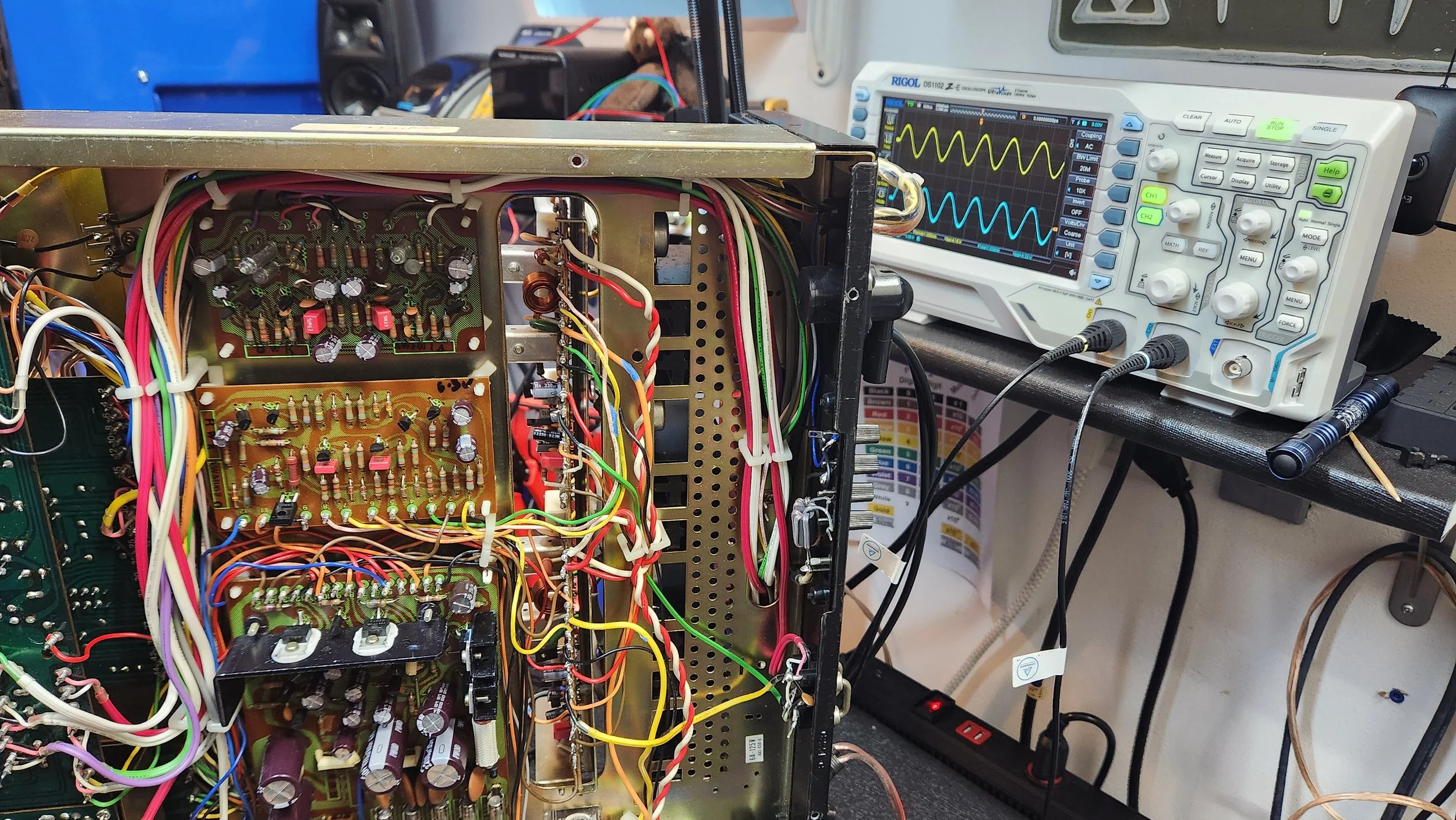 Pioneer SX-950 in for service. Every unit is thoroughly tested on state-of-the-art test equipment.  
