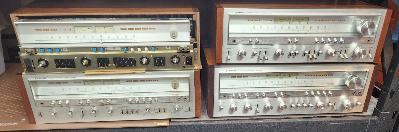 Just a few of the beauties in for service or restoration. 