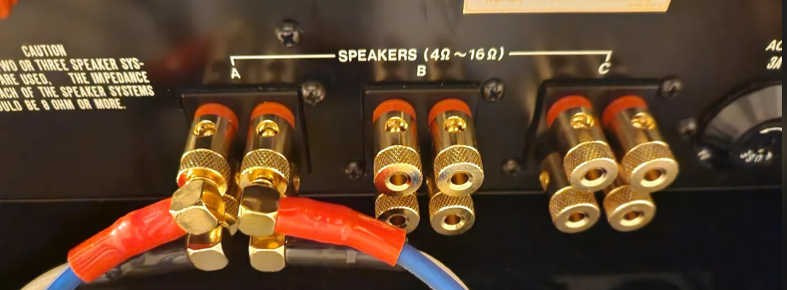 Banana jack conversion on custom 3D printed inserts to get rid of the awful Pioneer plugs. 