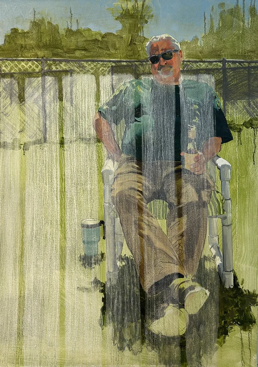 Beer, 2025, Oil on Canvas, 42” x 30” x 1½”