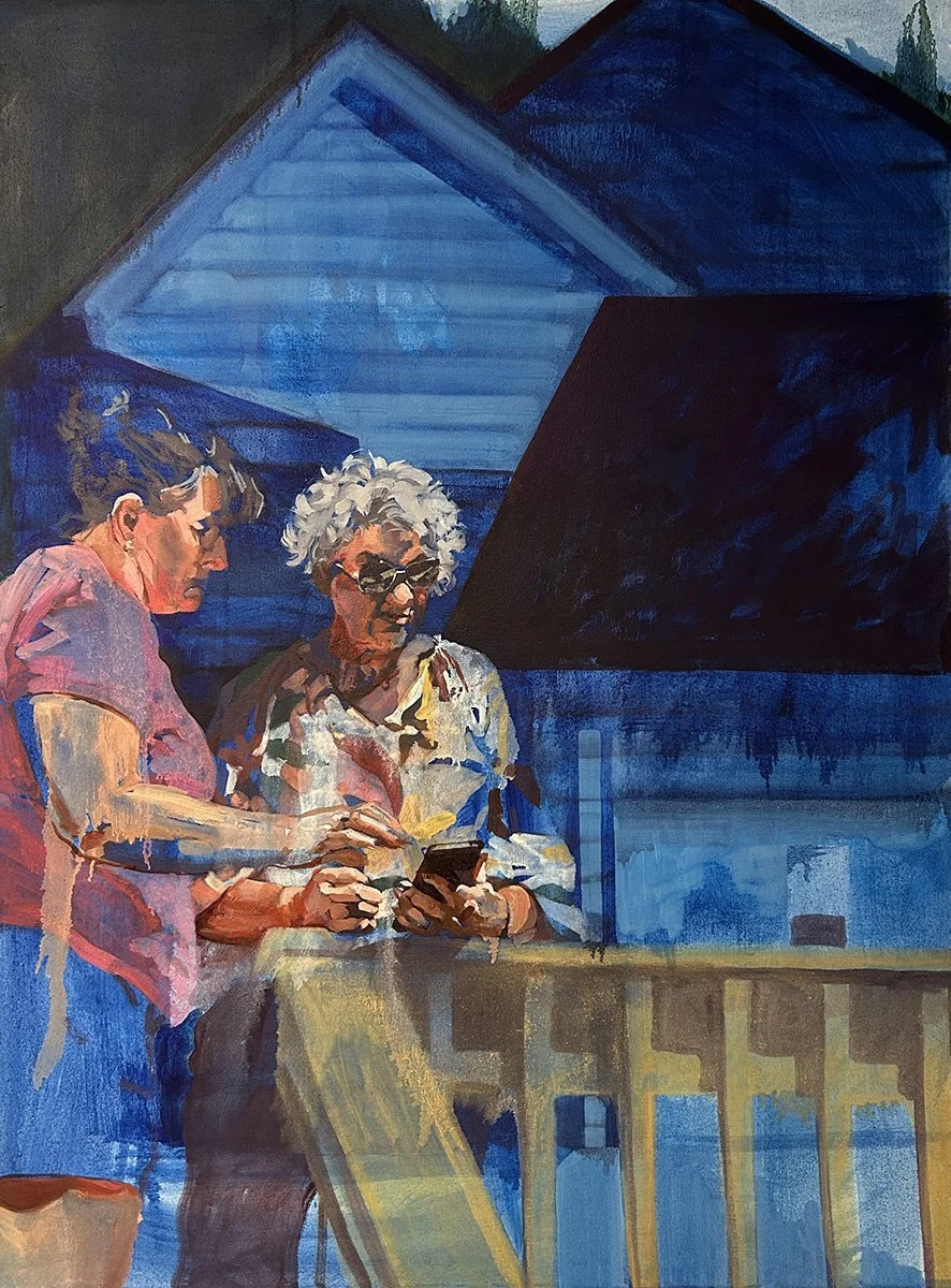 Porch, 2025, Oil on Canvas, 48” x 36” x 1½”