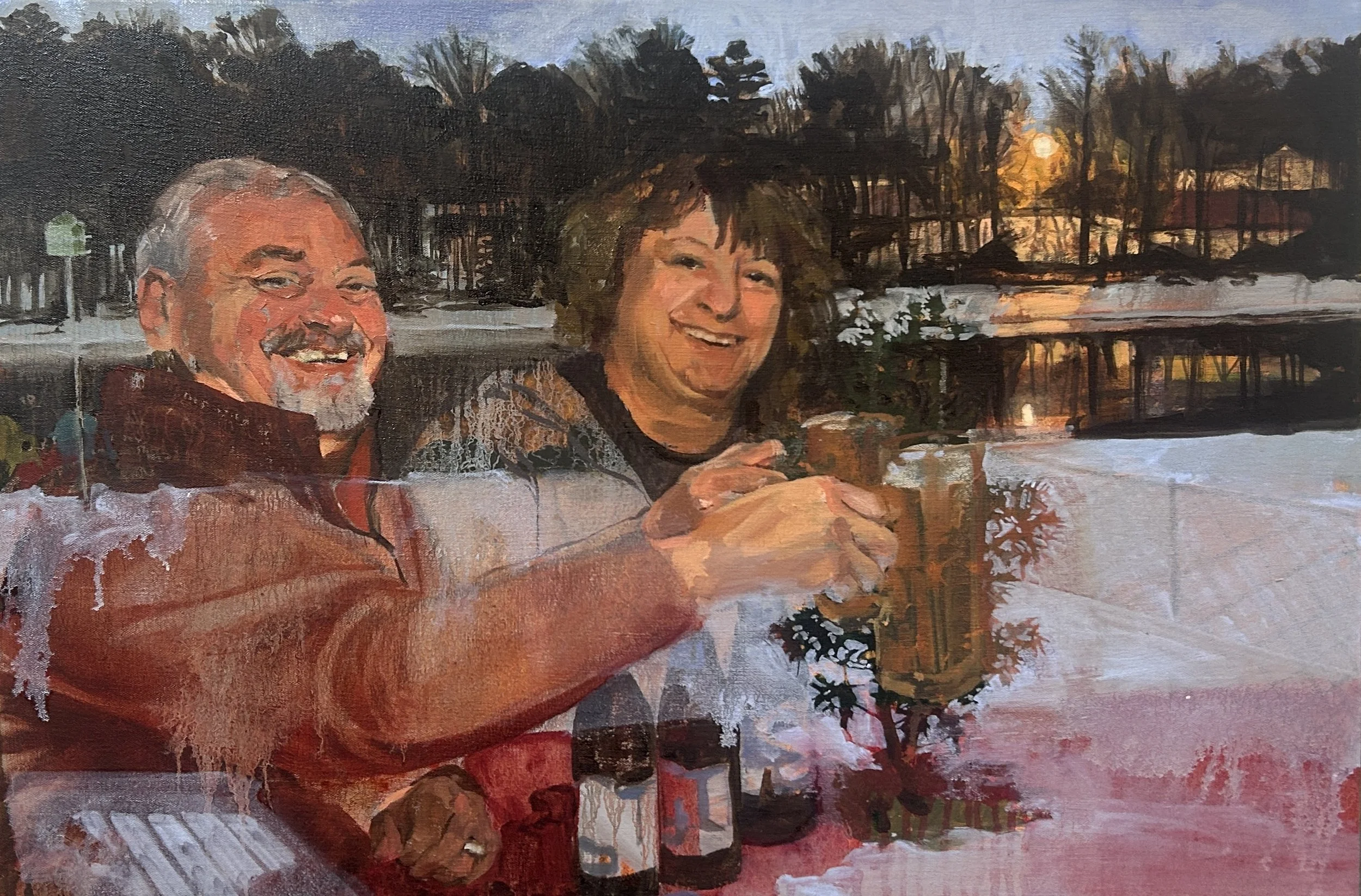 Anniversary, 2026, Oil on Canvas, 27” x 18” x 1½”
