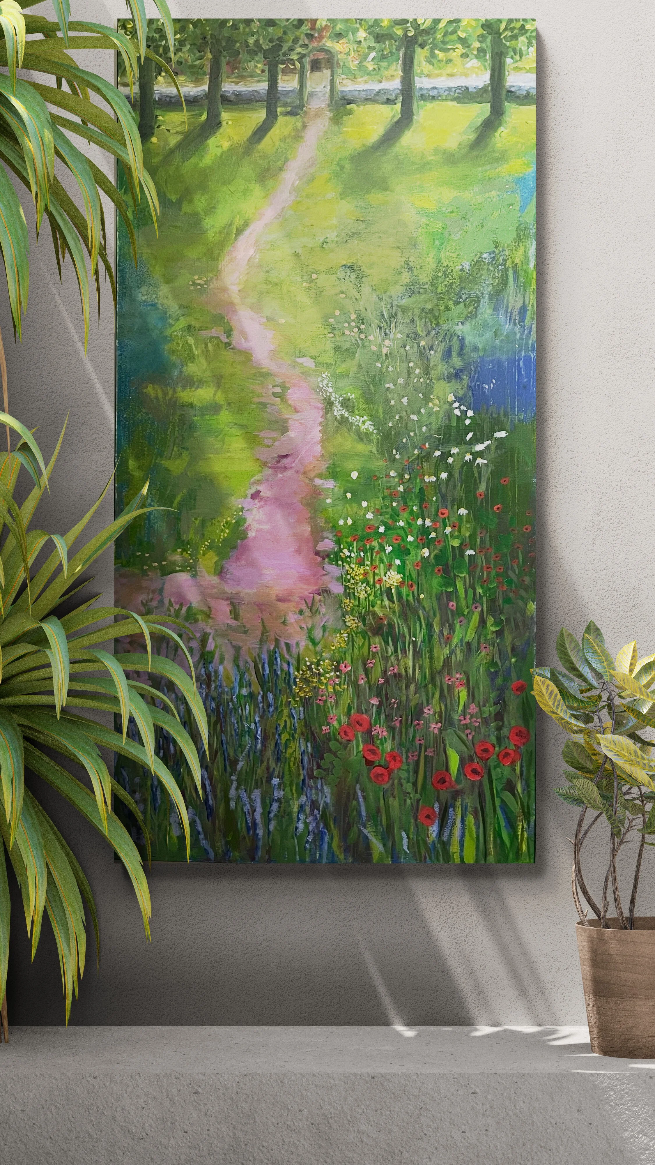The Garden Path 24" x 48" x 1.5"