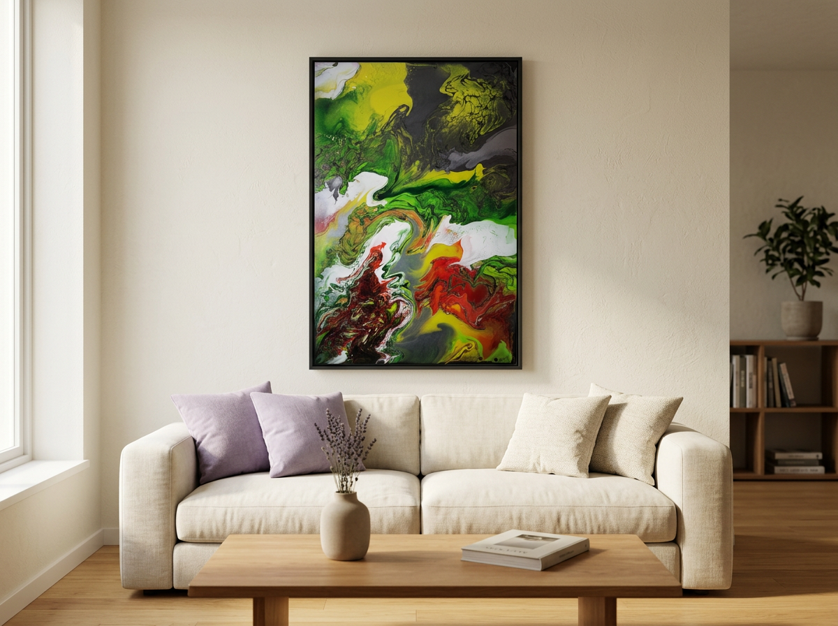 Release- 24x36 inches- Acrylic on canvas- 3/2026 SOLD