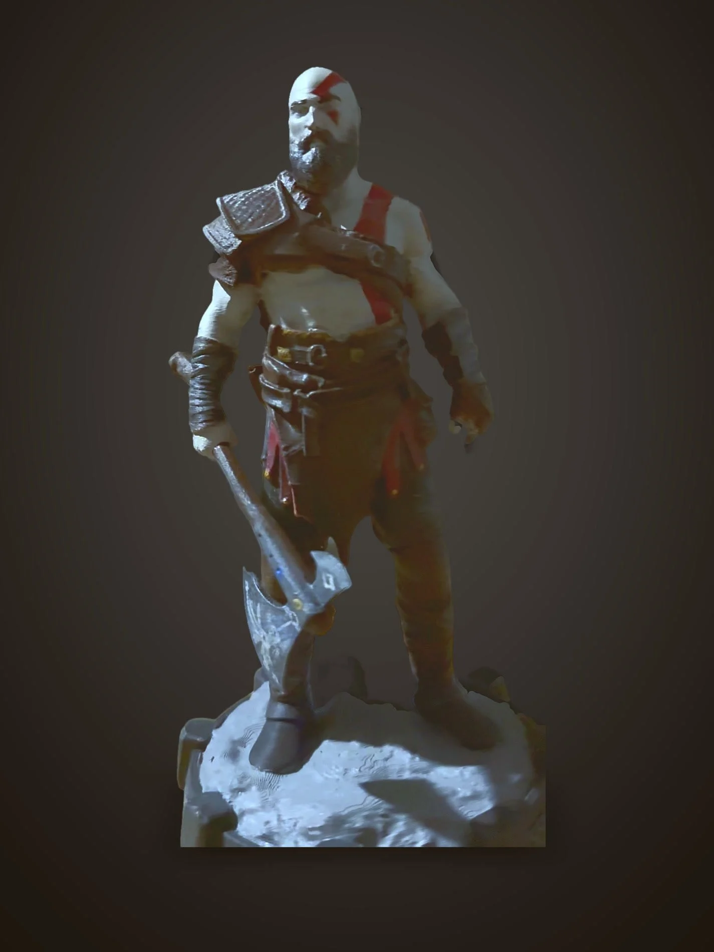 Hand-painted 3D-printed figure — printed and painted in-house