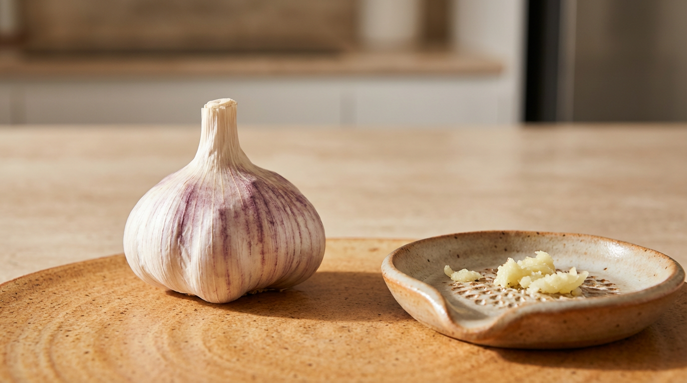 Fresh Garlic Bulb