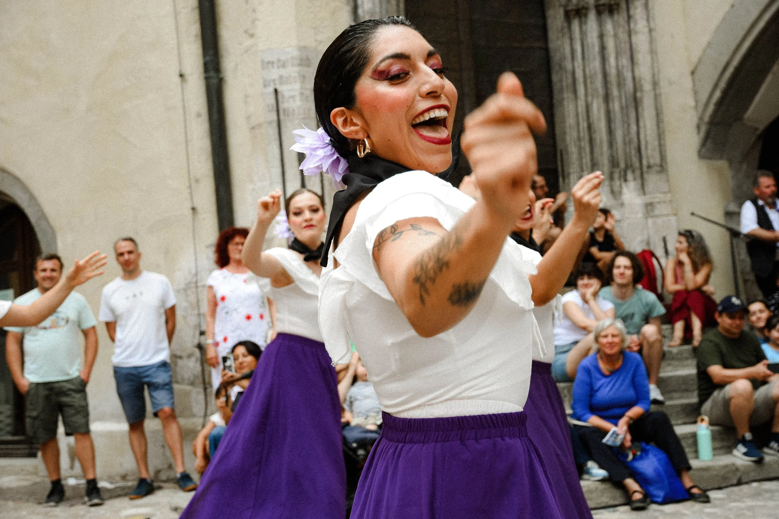 Muestra de baile de Danza Mestiza en Festival Oficina de Turismo de Regensburg.
Regensburg, Alemania — 2026