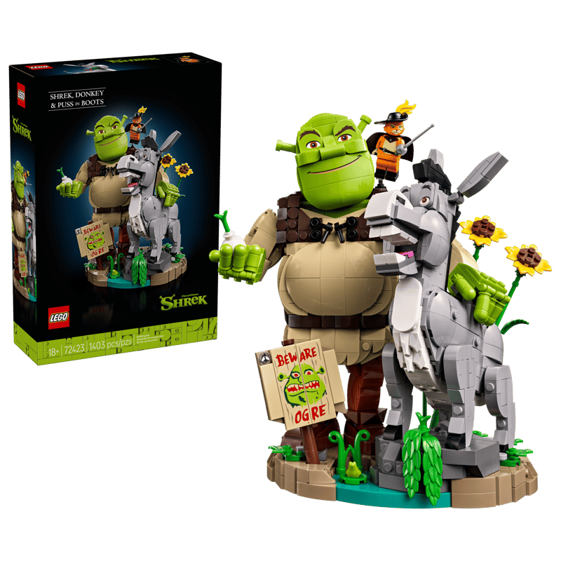 72423	Shrek, Donkey & Puss in Boots