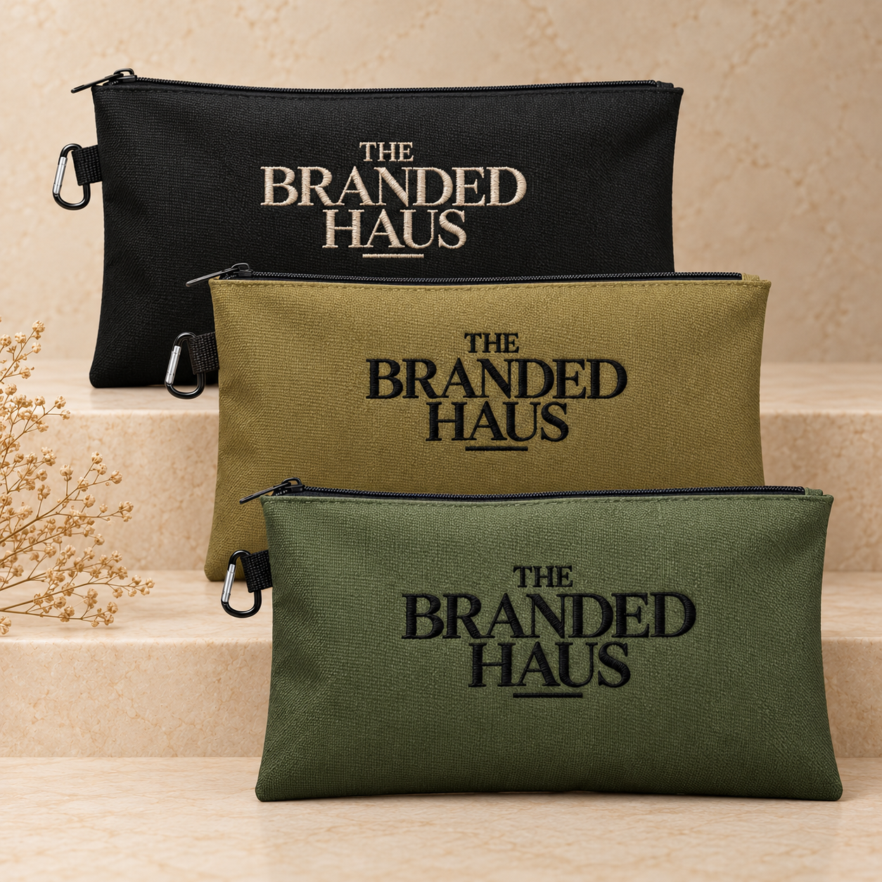 Custom Embroidered Utility Pouch