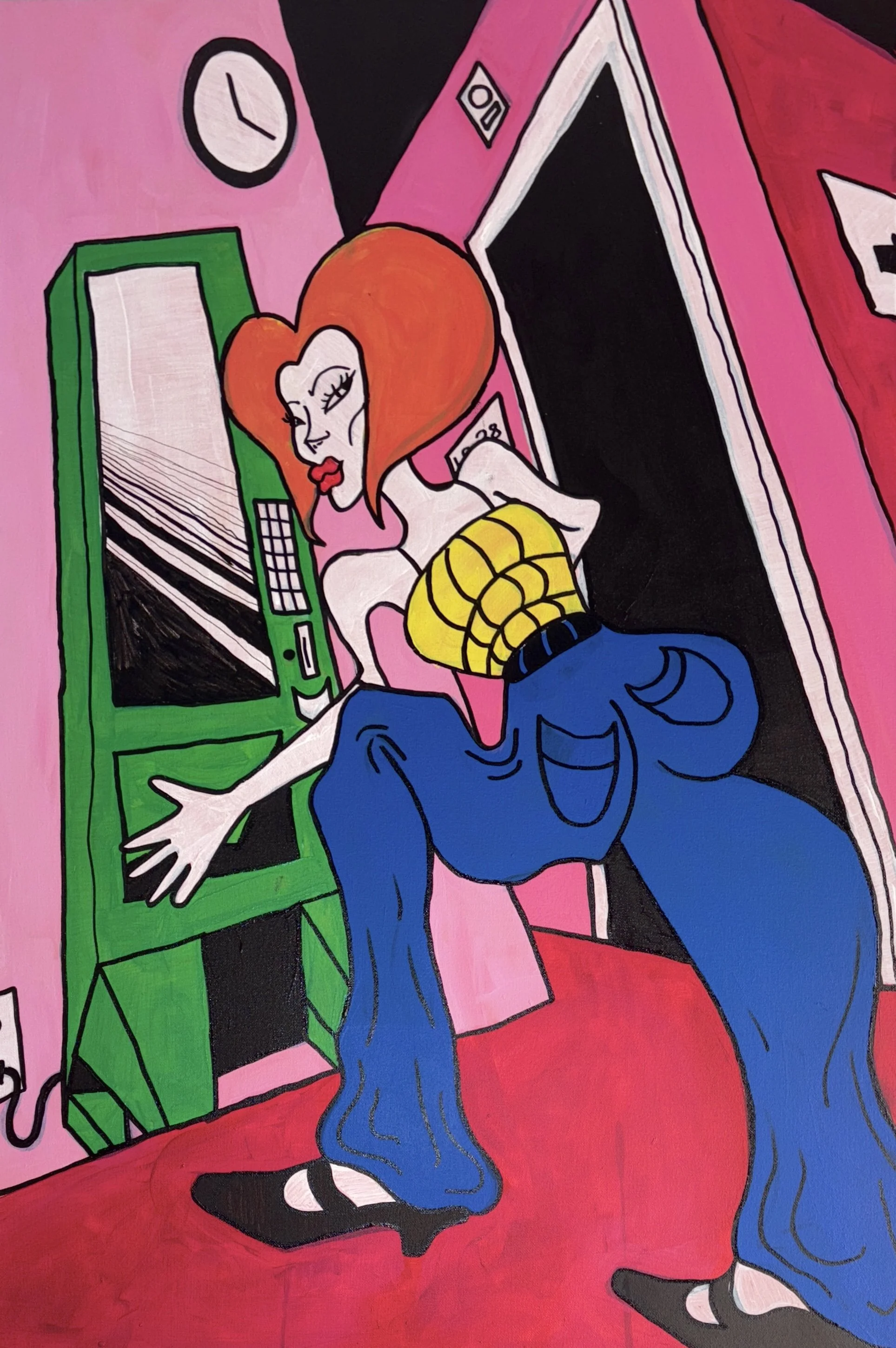 Vending, 2024
Acrylic on canvas
24in x 36in