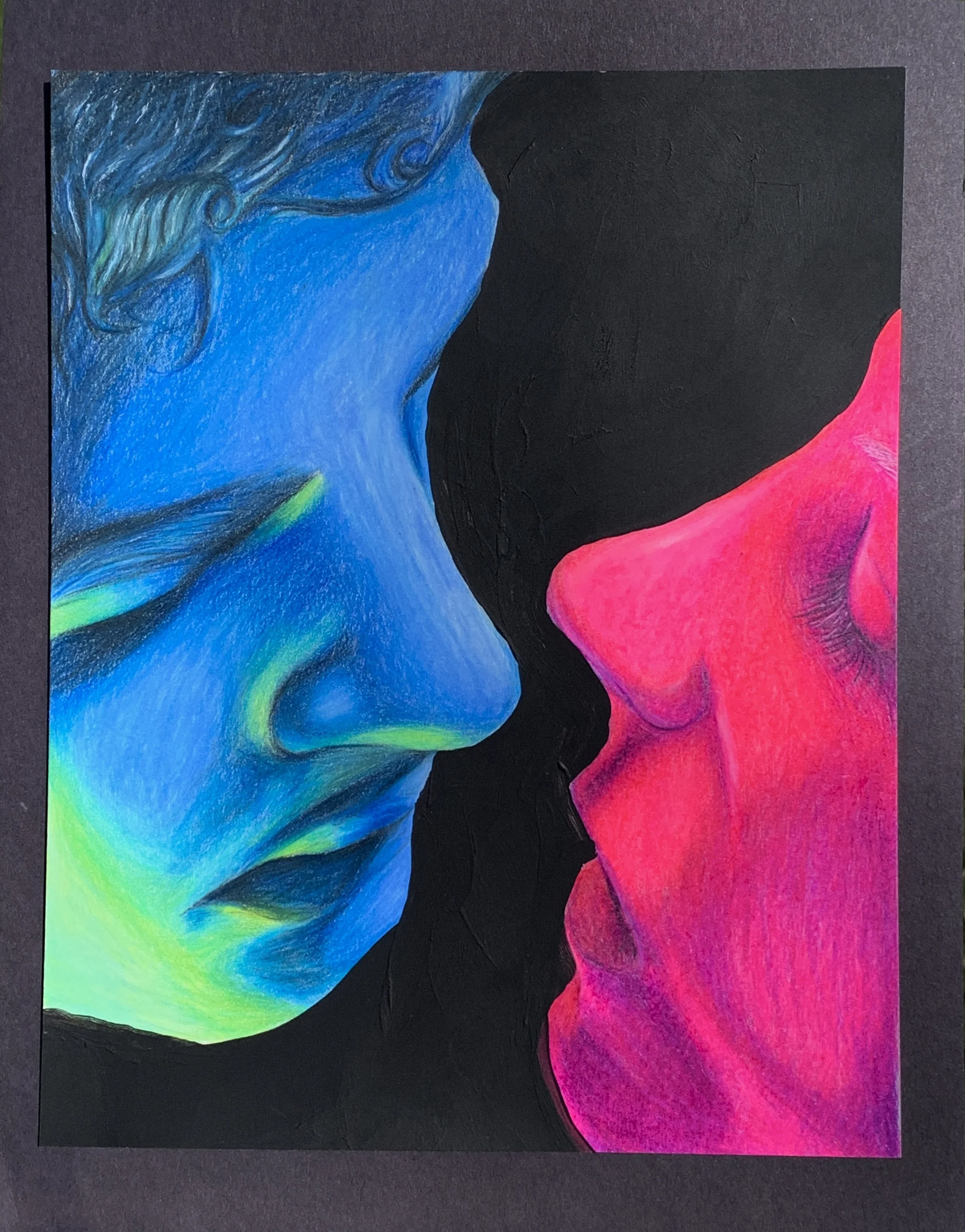 Infatuation, 2023
Colored pencil and gouache on bristol, mounted on cardstock