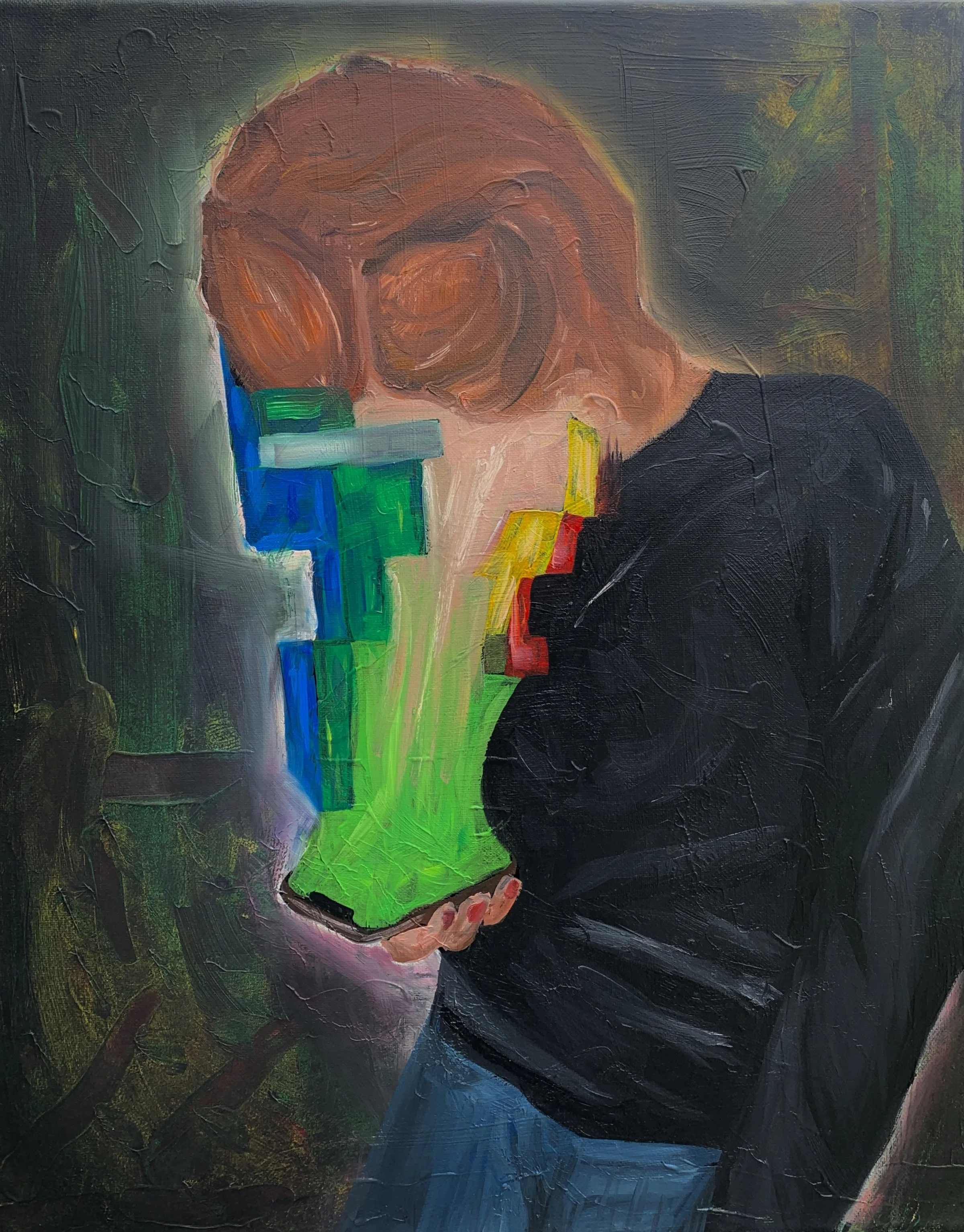 CRYPT0CRE4TURE, 2022
Oil on canvas