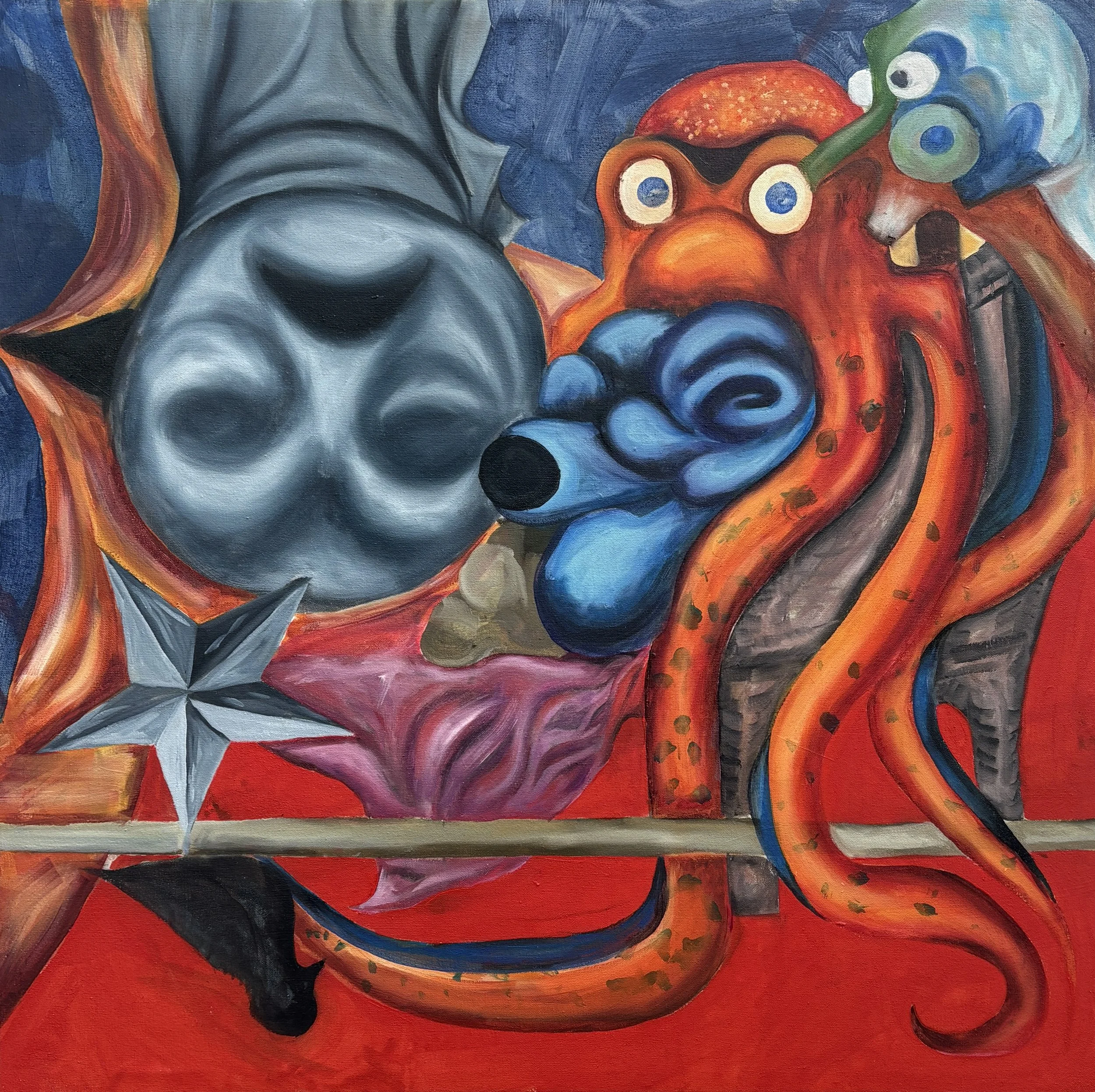Final Study, 2024
Oil and acrylic on canvas
30in x 30in
