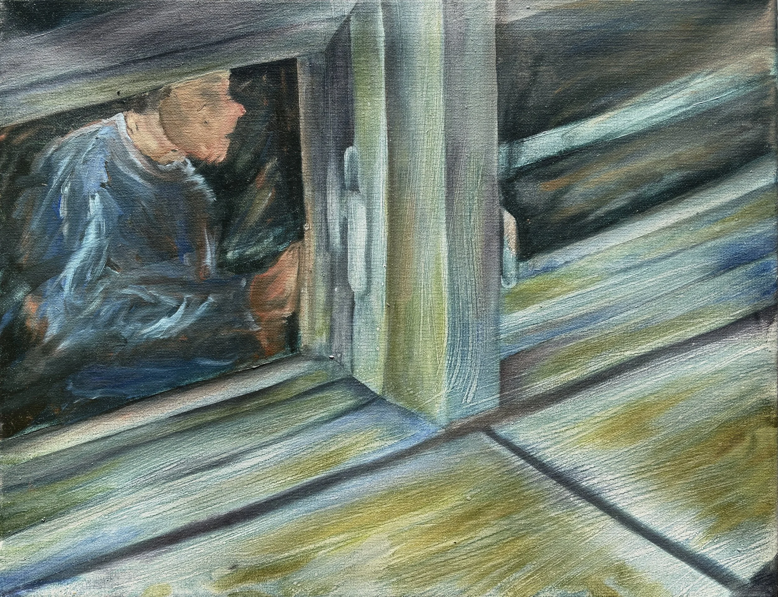 Window Glaze Study, 2024
Oil on canvas
16in x 20in