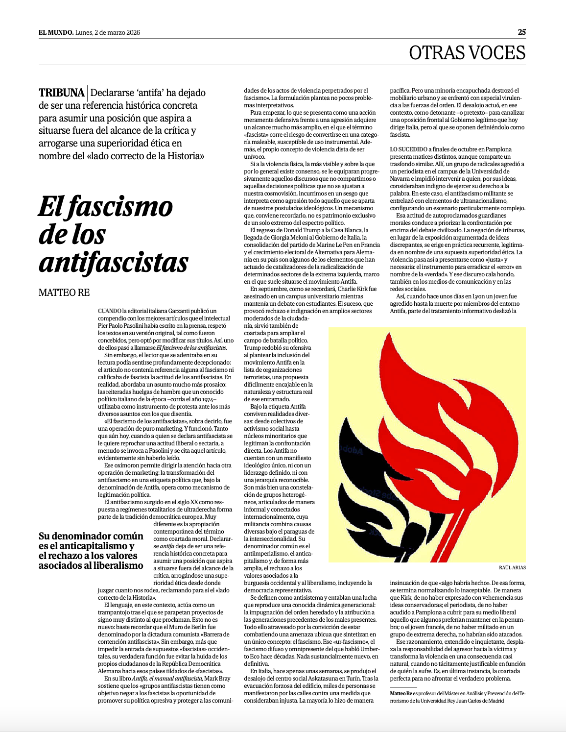 El fascismo de los antifascistas (El Mundo)