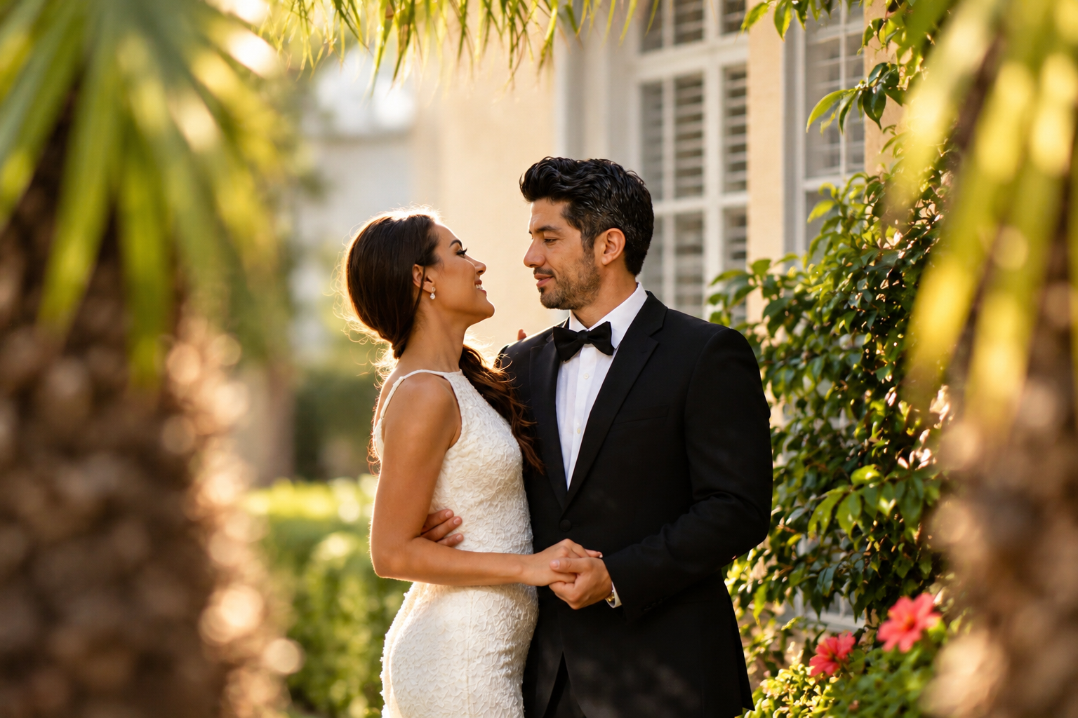Golden-Hour Garden Wedding Portrait.png