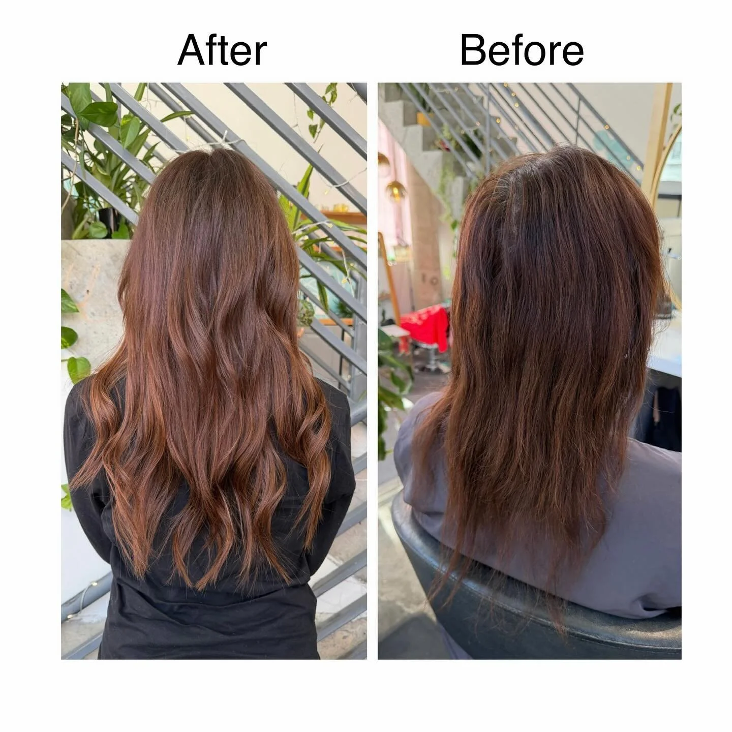One of my absolute favorite things to do as a stylist is extensions. I love seeing the transformation this can make for people and confidence it can provide. If you have any questions or are interested feel free to dm and we can set up a consultation