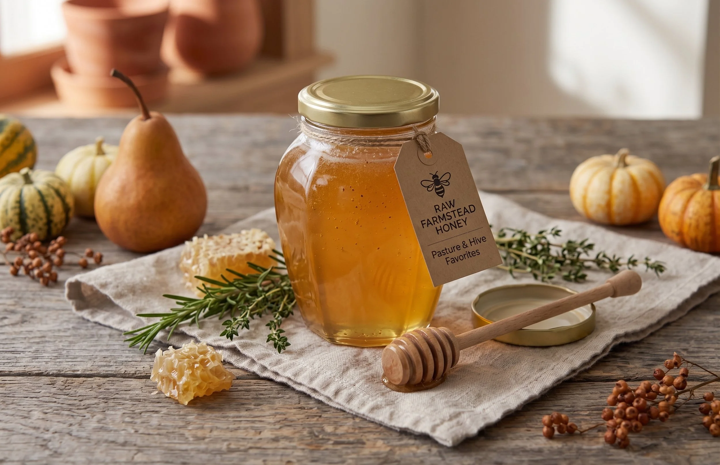 Raw Honey - 1 LB