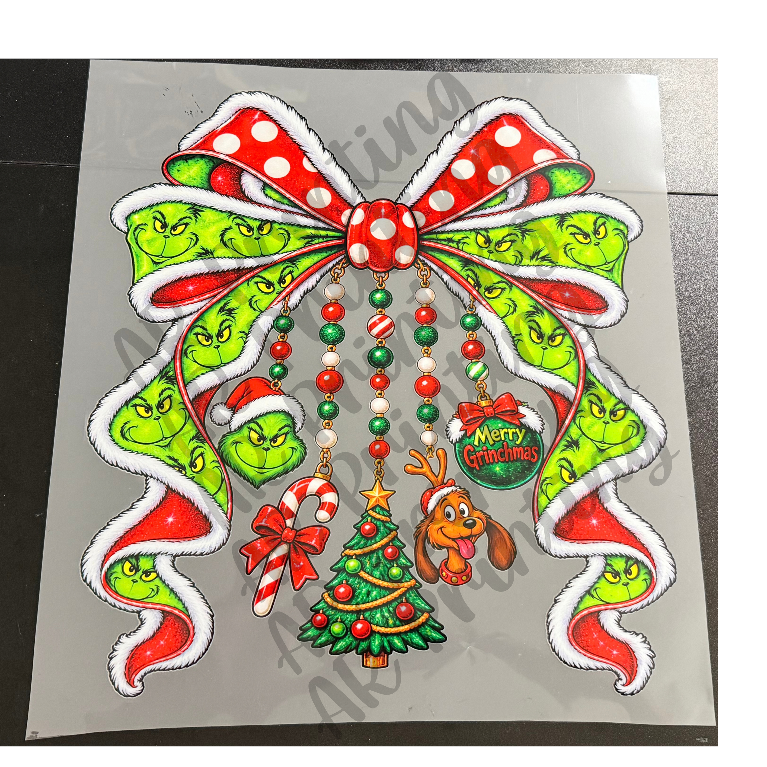 Grinch Bow