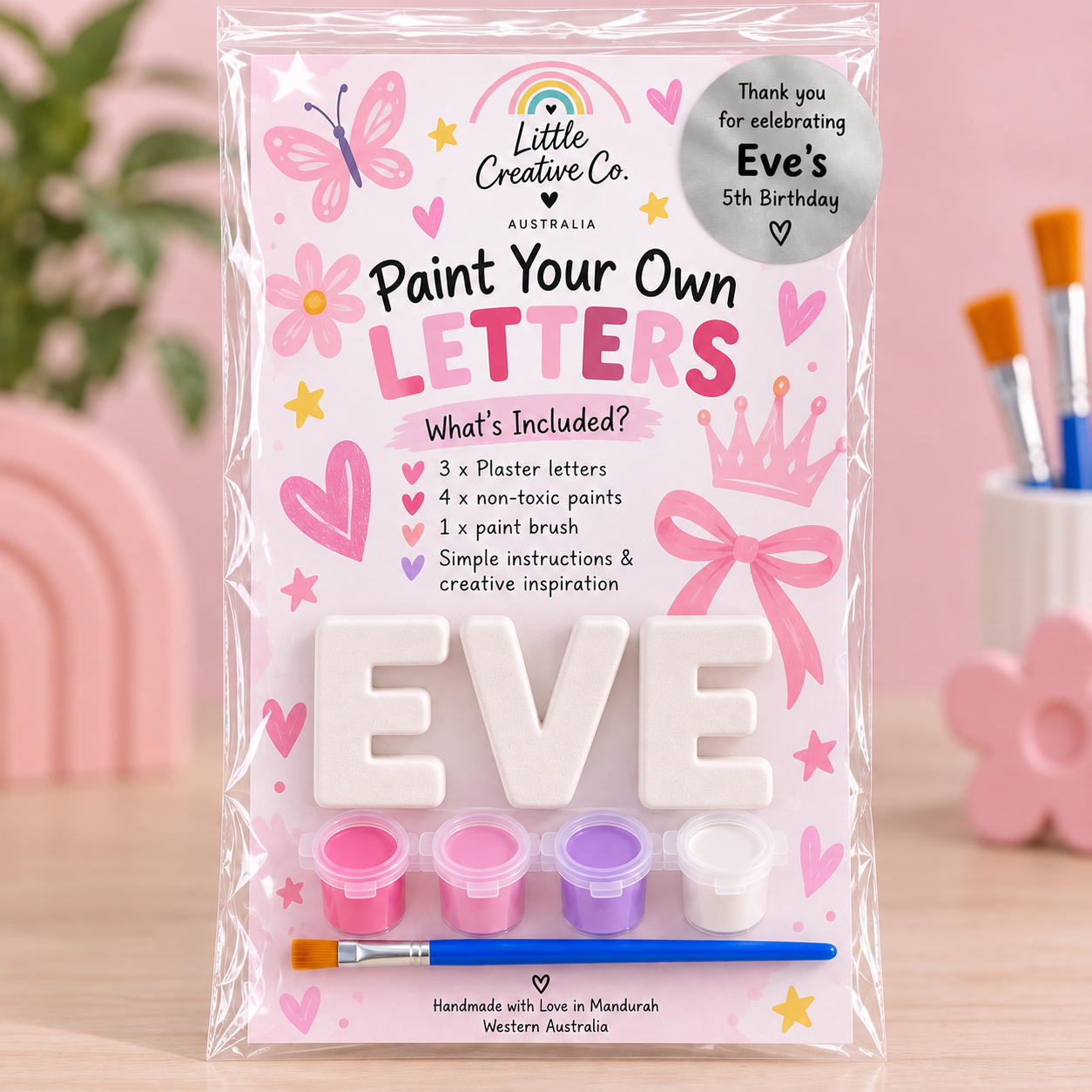 Personalised Name Paint Kit