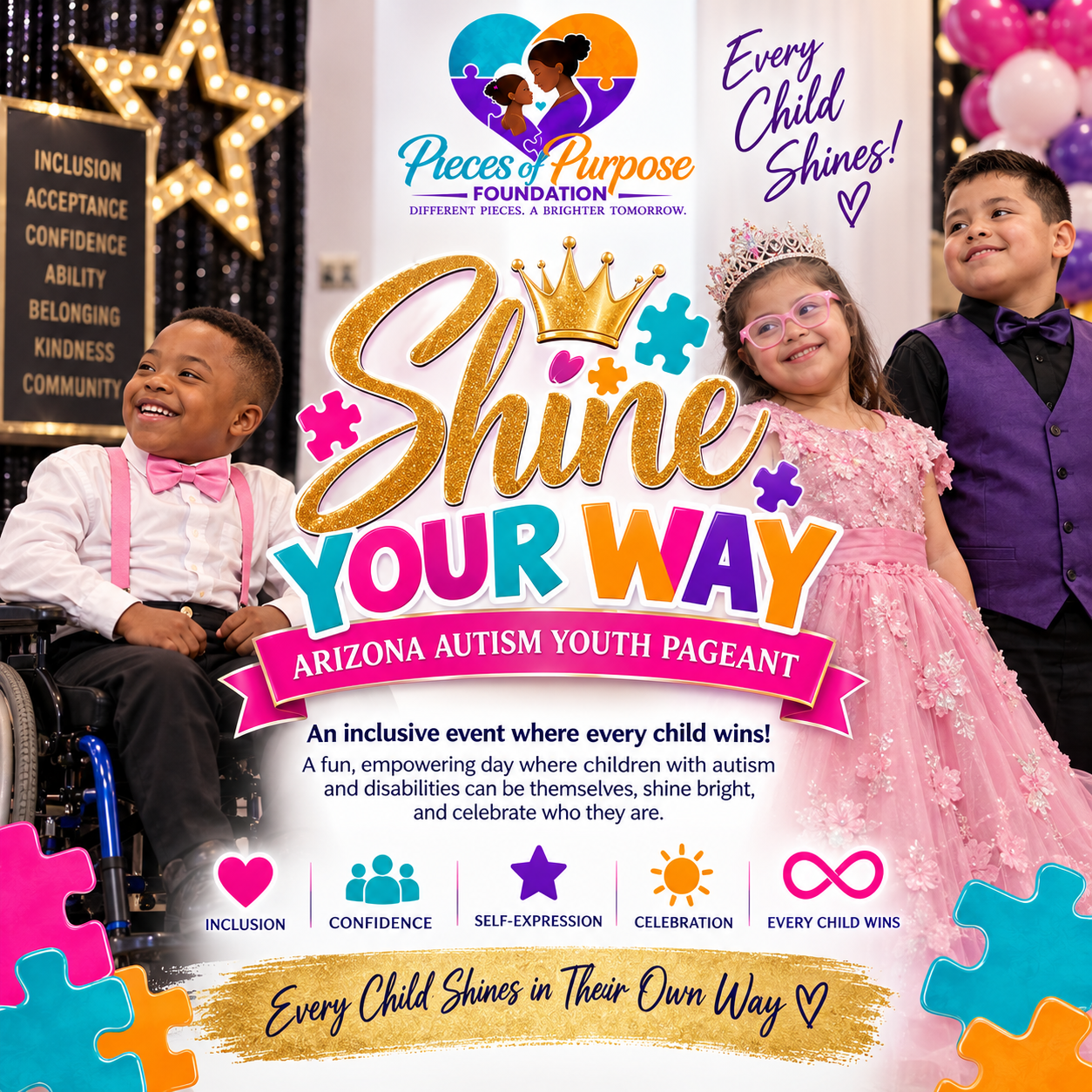Shine Your Way — Arizona Autism Youth Pageant