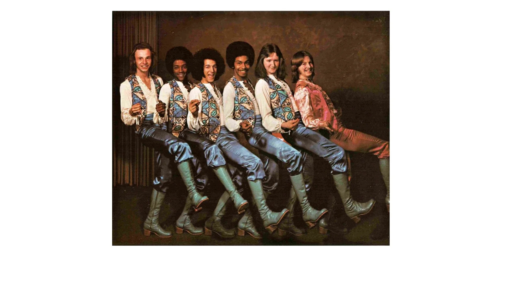 Josh Miller performing with his band in the 1970s