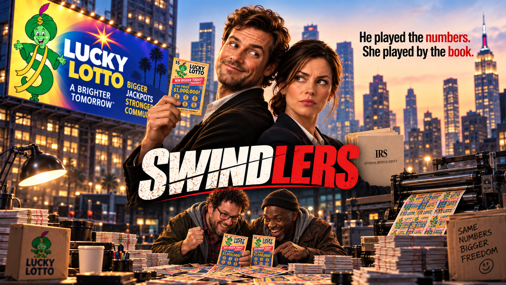 Swindlers screenplay artwork