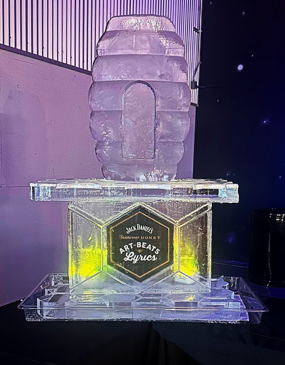 Jack Daniels Honey Ice Luge Wilmington NC