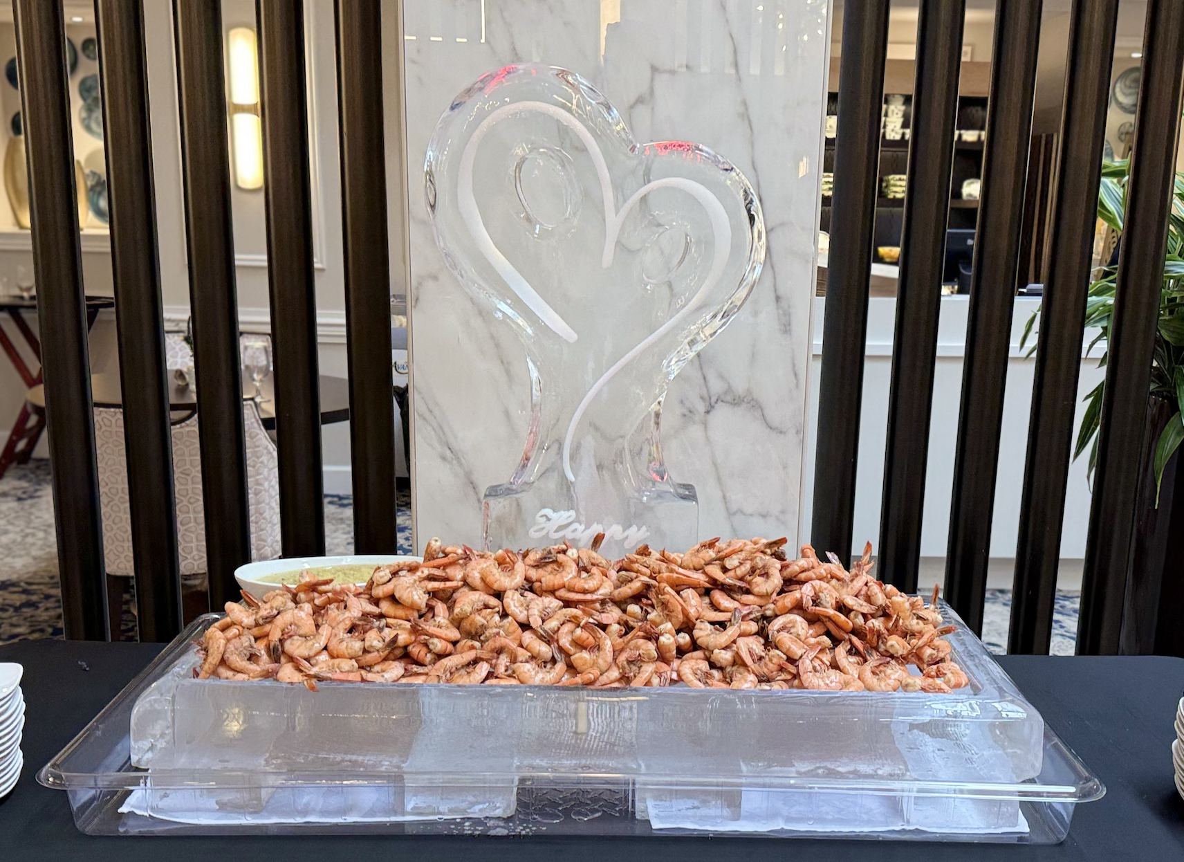 Seafood Display Ice Carving