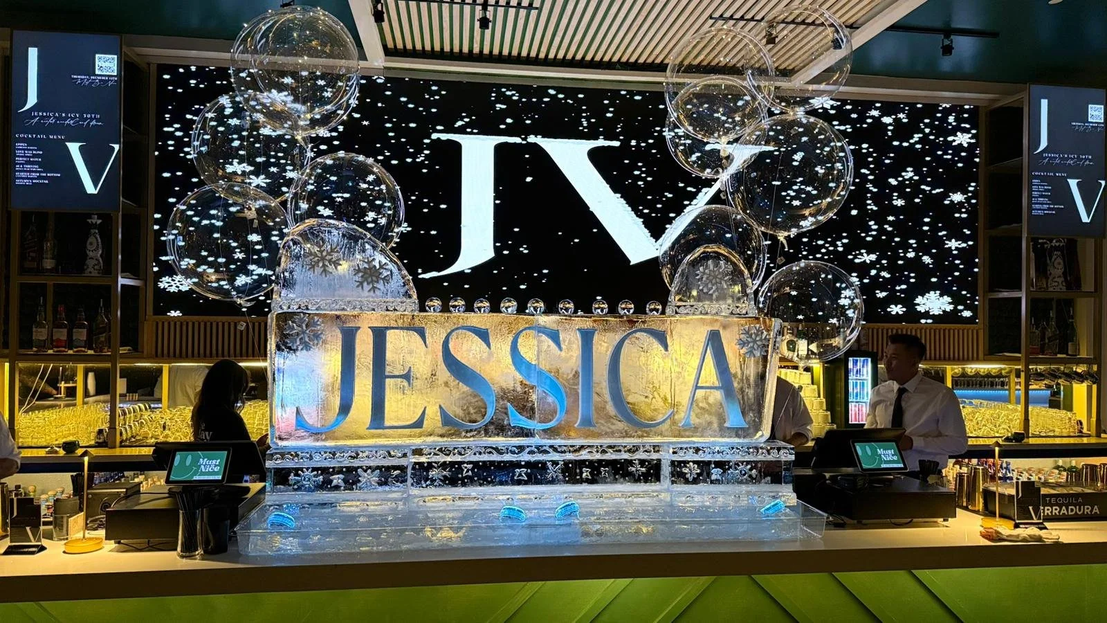 Bachelorette Ice Sculpture