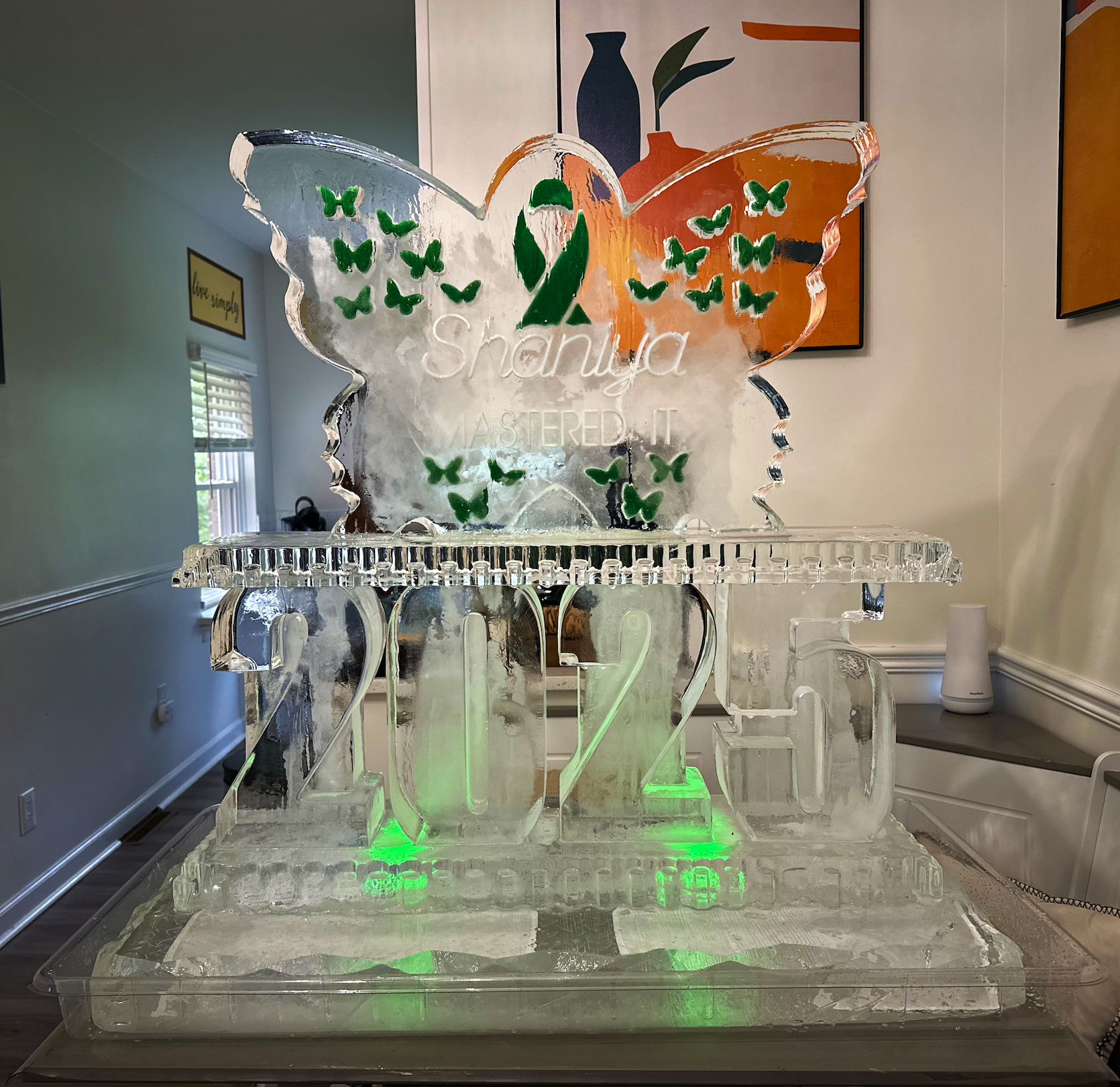 Graduation Ice Sculpture NC