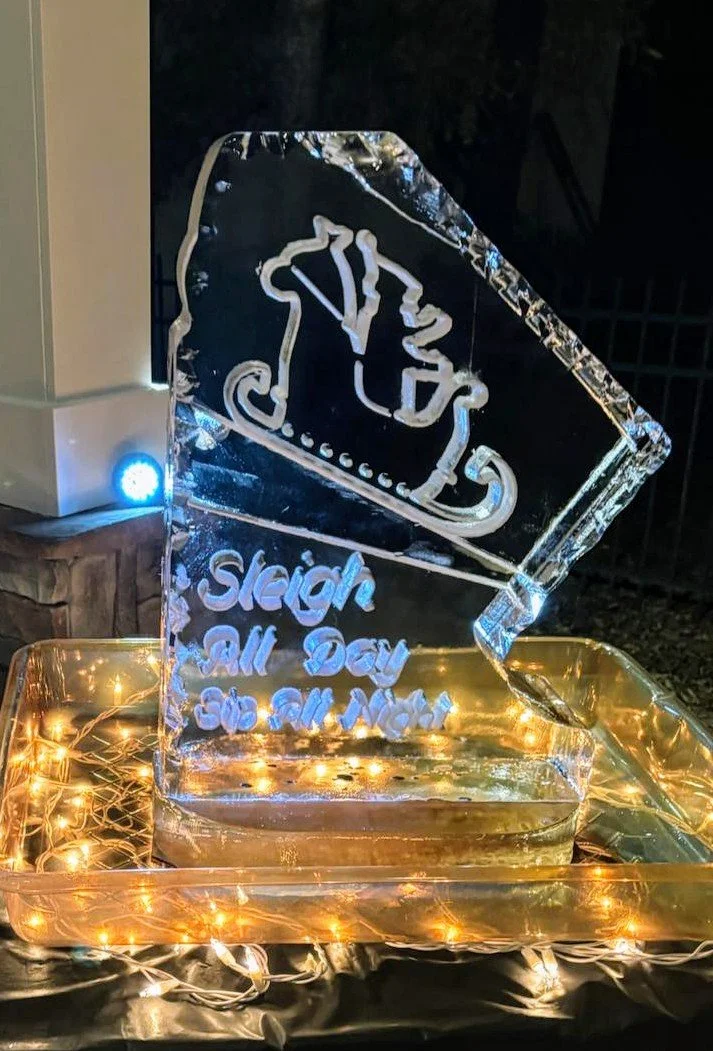 Christmas Ice Luge Sleigh