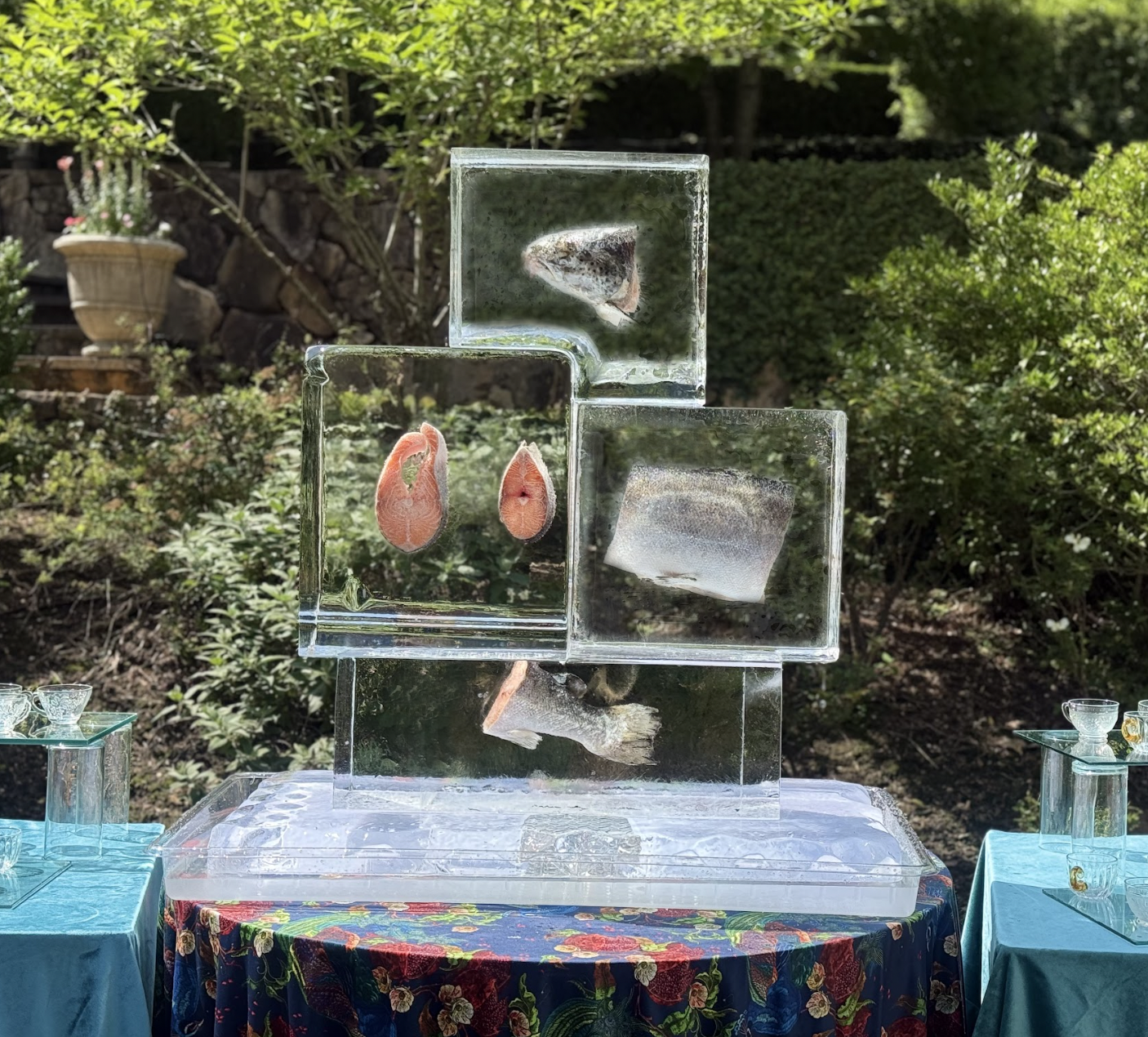 Fish Ice Sculpture Salmon