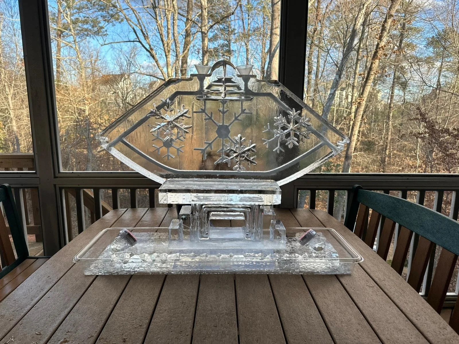 Raleigh Ice Sculpture Luge