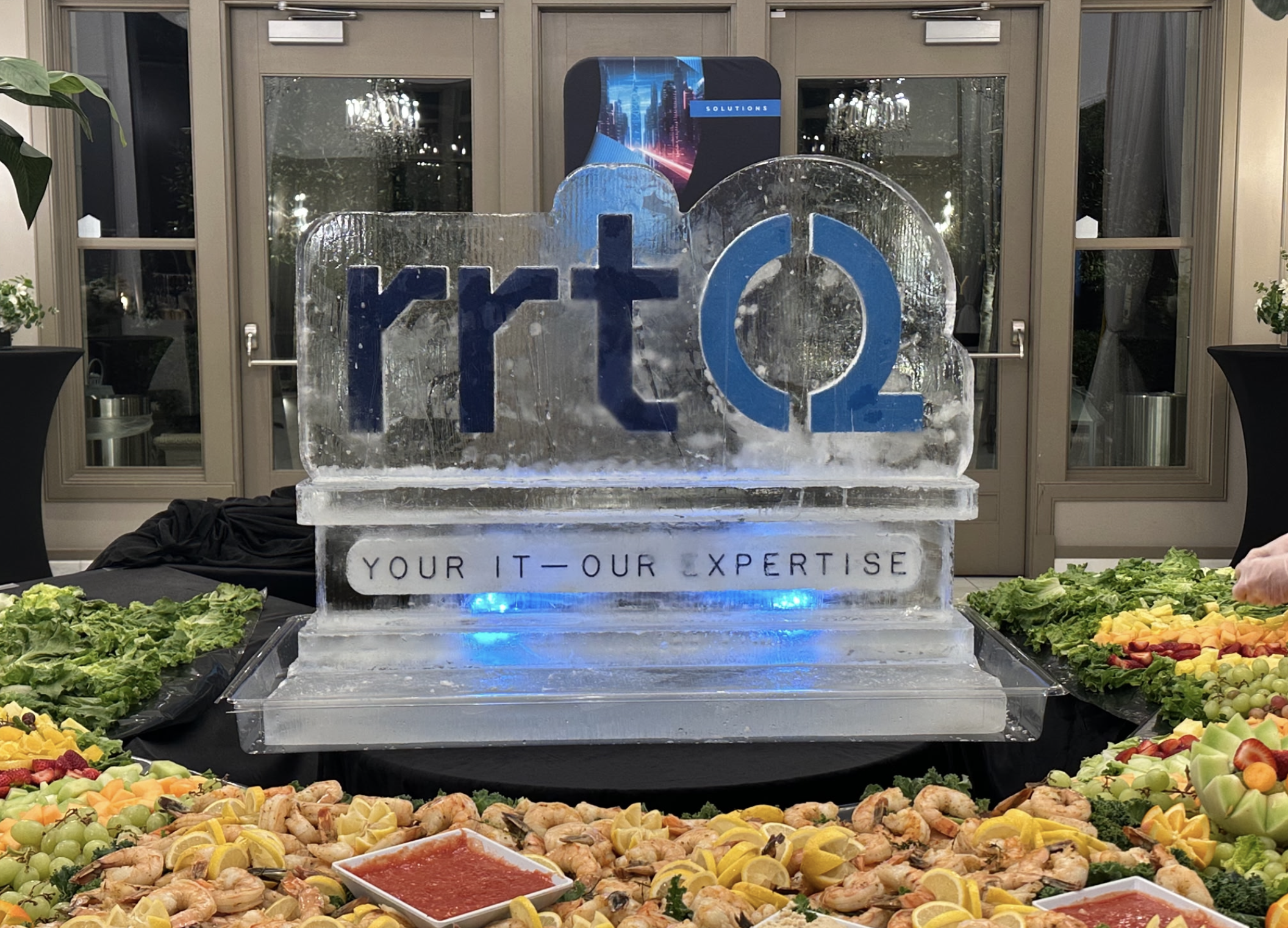 Color Logo Ice Sculpture Virginia