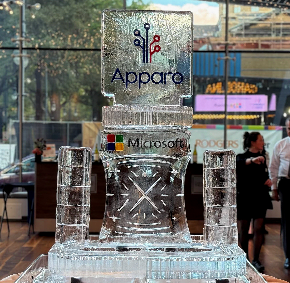 Logo Ice Sculpture