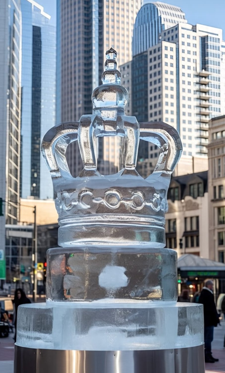Crown Ice Sculpture