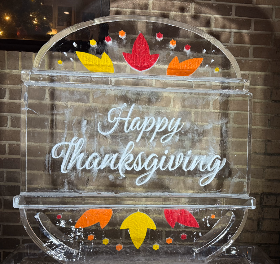 Thanksgiving Ice Sculpture