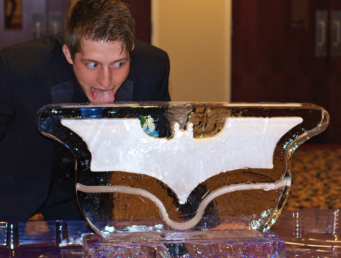 Batman Ice Sculpture