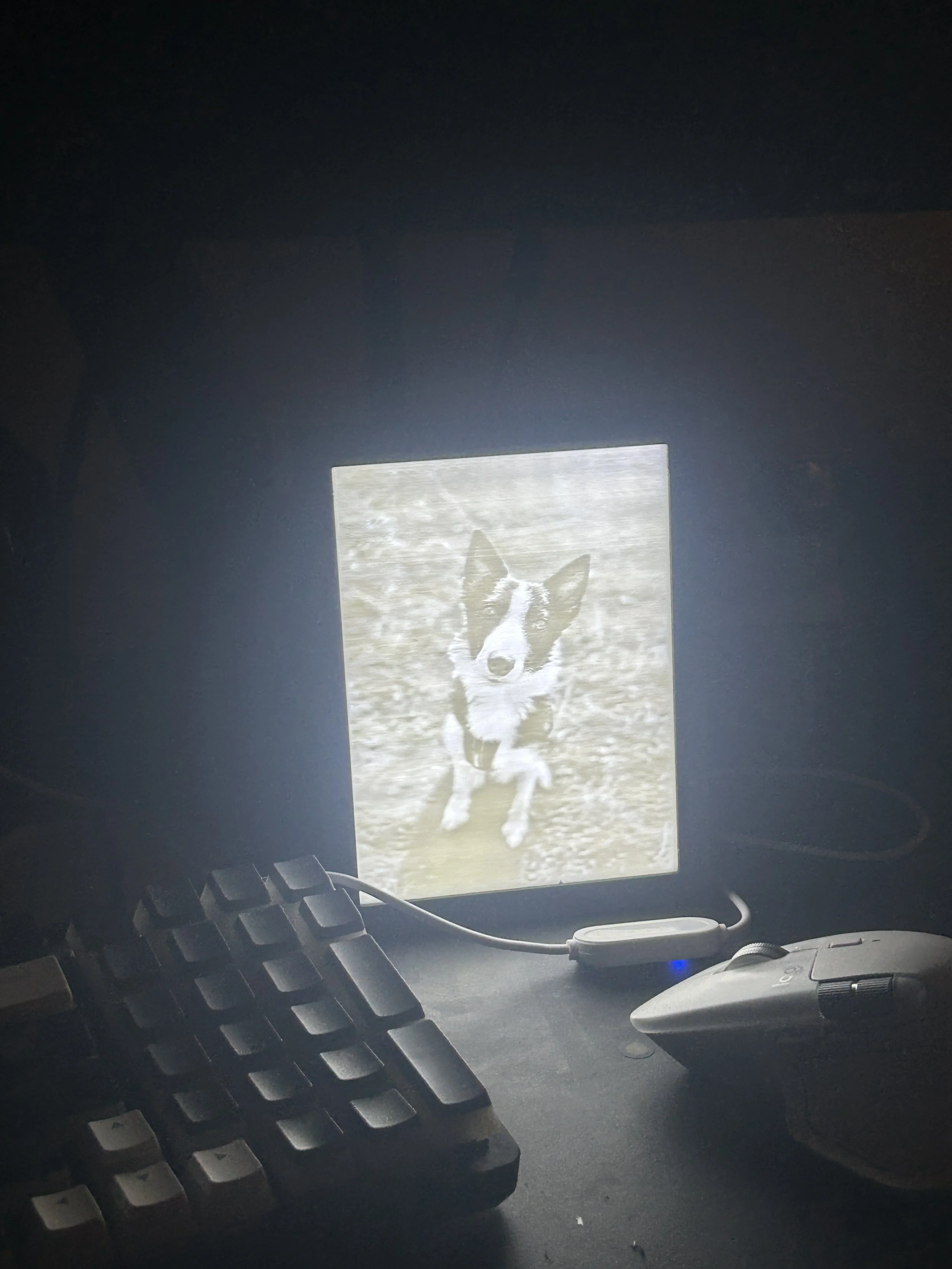 Personalized 5 x 7 Lithophane Photo Frame